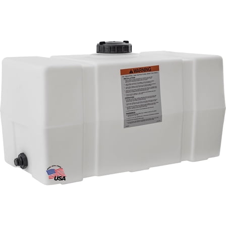 RomoTech 82123919 Horizontal Square Reservoir Water Tank 50 gallon Made In The