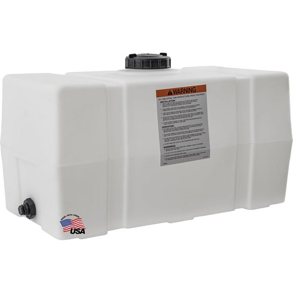 RomoTech 82123919 Horizontal Square Reservoir Water Tank 50 gallon Made In The