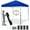 Blue, variant on 12x12 Pop Up Canopy Easy Set-up Tent, Portable Outdoor Canopy Instant Tent, Heavy Duty Commercial Gazebo with Wheeled Carry Bag & 4 Sandbags for Home, Party & Outdoor Activities