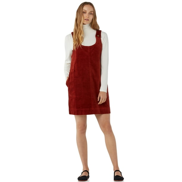 Free Assembly Free Assembly Women’s Corduroy Jumper Dress Walmart