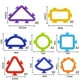 thumbnail image 1 of Bloques de construcción de silicona suave para niños, juguete de succión con forma de Animal, liberación del estrés, juego interactivo con ventosa para Baño, 1 of 4