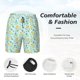 thumbnail image 3 of Fotbe Duck Cartoon Traje de Baño para Hombre – Shorts de Natación de Secado Rápido con Forro y Bolsillos-3X-Large, 3 of 6