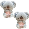 thumbnail image 1 of Koala para aliviar la ansiedad, nutria que respira, juguete de peluche portátil con música, luces y ejercicios de respiración rítmica, 1 of 4