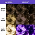 thumbnail image 5 of MANIC PANIC Classic Lie Locks Semi Permanent Hair Color - Medium Indigo Purple Hair Dye for Women & Men That Lasts 4-6 Weeks - Vegan, Ammonia & Cruelty-Free - Create & Mix Custom Shades (4oz), 5 of 8