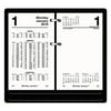 AT-A-GLANCE Financial Desk Calendar Refill, 3 1/2 x 6, White, 2018