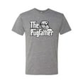 thumbnail image 2 of Wild Bobby,The Pugfather Funny Godfather Movie Logo Pug Parody, Father's Day, Men Premium Tri Blend Tees, Premium Heather, 2XL, 2 of 3