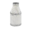 thumbnail image 6 of DecMode White Metal Decorative Vase, Set of 2 11"W, 20"H, 6 of 9