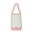 thumbnail image 3 of DALIX 14" Mini Cotton Canvas Gift Tote Bag in Pink, 3 of 8