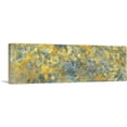 thumbnail image 1 of ARTCANVAS Yellow Gray Orange Modern Canvas Art Print - Size: 48" x 16" (1.50" Deep), 1 of 9