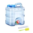 thumbnail image 1 of Depósito de agua Contenedor portátil con kits de grifo Tanque portátil que conduce el tanque de agua para acampar Hugtrwg  Para estrenar, 1 of 9