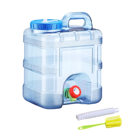 7.5/10/15L Drinking Water Container with Spigot Leakproof Camping Water Tank Large Capacity Water Storage Carrier for Hiking Car