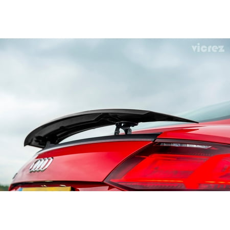 Vicrez Audi TT 8J / TTS 2008-2014 Carbon Fiber Side Rear Wing Spoiler -