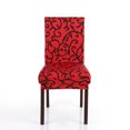 thumbnail image 3 of Funda para silla de comedor corta, lavable, extraíble, elástica, de alta , suave Leyfeng Forro de asiento, 3 of 7