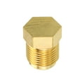 thumbnail image 5 of Uxcell Male 5/8 SAE / 7/8"-14UNF Brass Seal Plug Flare Tube Fitting 45 Degree Hex Pipe Fittings 3 Pack, 5 of 5