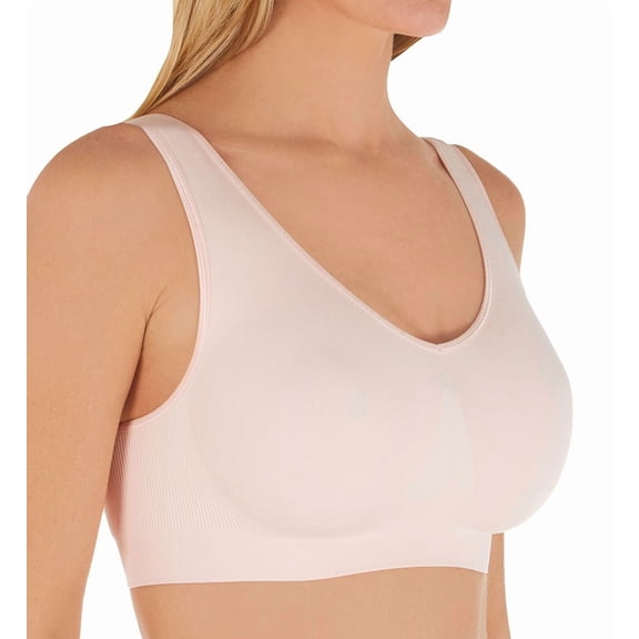 Women's Bali DFBRAL One Smooth U All-Around Smoothing Support Bralette (Blushing Pink L)