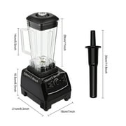 2L Professional Blender Countertop Blender Smoothie Maker Commercial 3HP 2200W(Black)