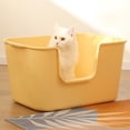 thumbnail image 3 of Caja de arena para gatos TownTime, extra grande, lados altos, 24,60 de largo x 16,92 de ancho x 12,99 de alto, 3 of 7