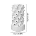 thumbnail image 2 of AIHOME Indoor Hydroponic Tower 48 Slots Hydroponic Vegetable Tower With Water Pump Apartment Flower Gardening Planter For Outdoor Spaces gently, 2 of 9