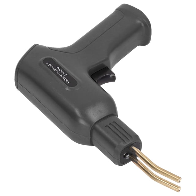 Máquina de soldadura de plástico, grapadora caliente de 50 W, soldador de reparación de parachoques de coche con grapadora caliente automotriz, rendimiento sólido
