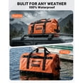 thumbnail image 7 of Gonex 90L Waterproof Dry Duffel Bag, 3-in-1 Convertible Large Backpack - Heavy Duty Travel Gear Hauler with Reinforced Thickened Bottom for Kayaking Paddleboarding Boating Rafting Fishing, 7 of 7