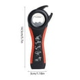 thumbnail image 3 of Nomeni Bottle&Can Openers Five In One Bottles Openers Stainless Steel Multi Function Can Opener Beer Bottles Opener Multipurpose Can Opener, 3 of 8