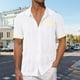thumbnail image 2 of Camisa de manga corta con botones para hombre - Cárdigan informal con bolsillos huecos - Tejido ligero de poliéster - Corte holgado, se recomienda elegir una talla menos - Tallas S-XXXL, 2 of 5