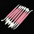thumbnail image 5 of QJUHUNG 8-in-1 Cake Decorating Sugarcraft Modelling Sculpting Tools Kit (Pink), 5 of 5
