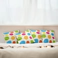 thumbnail image 3 of Ambesonne Abstract Throw Pillow Cover 4 Pack, Colorful Round Forms, 20", Multicolor, 3 of 6