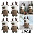 thumbnail image 1 of Elfo Navideño Ventana Sombrero Asta Punto Regalos Nuevo () Blanco, 1 of 5