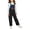 Black, variant on Girls' USA Print Overalls Casual Adjustable Strap Jumpsuit with Pockets Baby Girl USA Flag Rompe𝗋 Toddler Cotton Bib Overalls Teen Girl Casual Jumpsuit Pants
