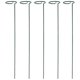 thumbnail image 1 of 5 Pack Garden Plant Support Stakes Single Stem Support Stake Plant Cage Support Rings Flowers Stem, 1 of 5