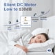 thumbnail image 4 of Ventilador de techo LANMEL de 42" dorado con luz, 6 velocidades y control remoto, 4 of 7