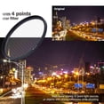 thumbnail image 3 of Kit de filtros Star JJC Variable Star de 62 mm para Sony Nikon Fujifilm, 3 of 9