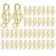 thumbnail image 1 of Uxcell 100Pcs Clip de Papel en Forma de Nota Musical, Bonitos Suministros de Oficina, Dorado, 1 of 5
