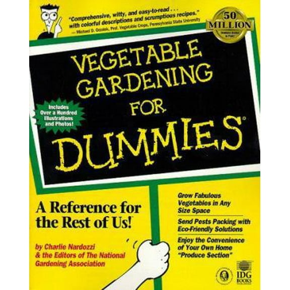 Pre-Owned Vegetable Gardening For Dummies? (Paperback) 0764551299 9780764551291