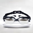 thumbnail image 1 of Gafas de natación HD para hombres y mujeres, gafas de silicona antivaho para miopía, equipo de natación impermeable, gafas de natación galvanizadas, 1 of 2
