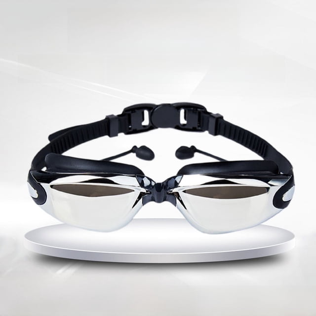 Gafas de natación HD para hombres y mujeres, gafas de silicona antivaho para miopía, equipo de natación impermeable, gafas de natación galvanizadas