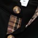 thumbnail image 4 of Blusa y camisa de cuello alto de manga larga para hombre, moda versátil, bloque de color, botones, blusa de cuello alto de manga larga, abrigo de poliéster para hombre, 4 of 6
