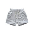 thumbnail image 1 of TheFound Men Jogger Sweat Shorts Gym Running Shorts Solid Color Athletic Pants, 1 of 8