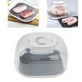 thumbnail image 1 of Defrosting Box, Convenient Drain Tray Meat Defroster Aluminum Alloy Tray With USB Cable For Housewarming Gift, 1 of 8