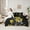 Yellow Black, variant on Homewish Country Sunflower Flower 7-Piece Twin Bedding Sets,Cute Cartoon Butterfly Bedding Comforter Set,Yellow Black Sheet Sets For Girls Kids,Breathable Home Decor Reversible