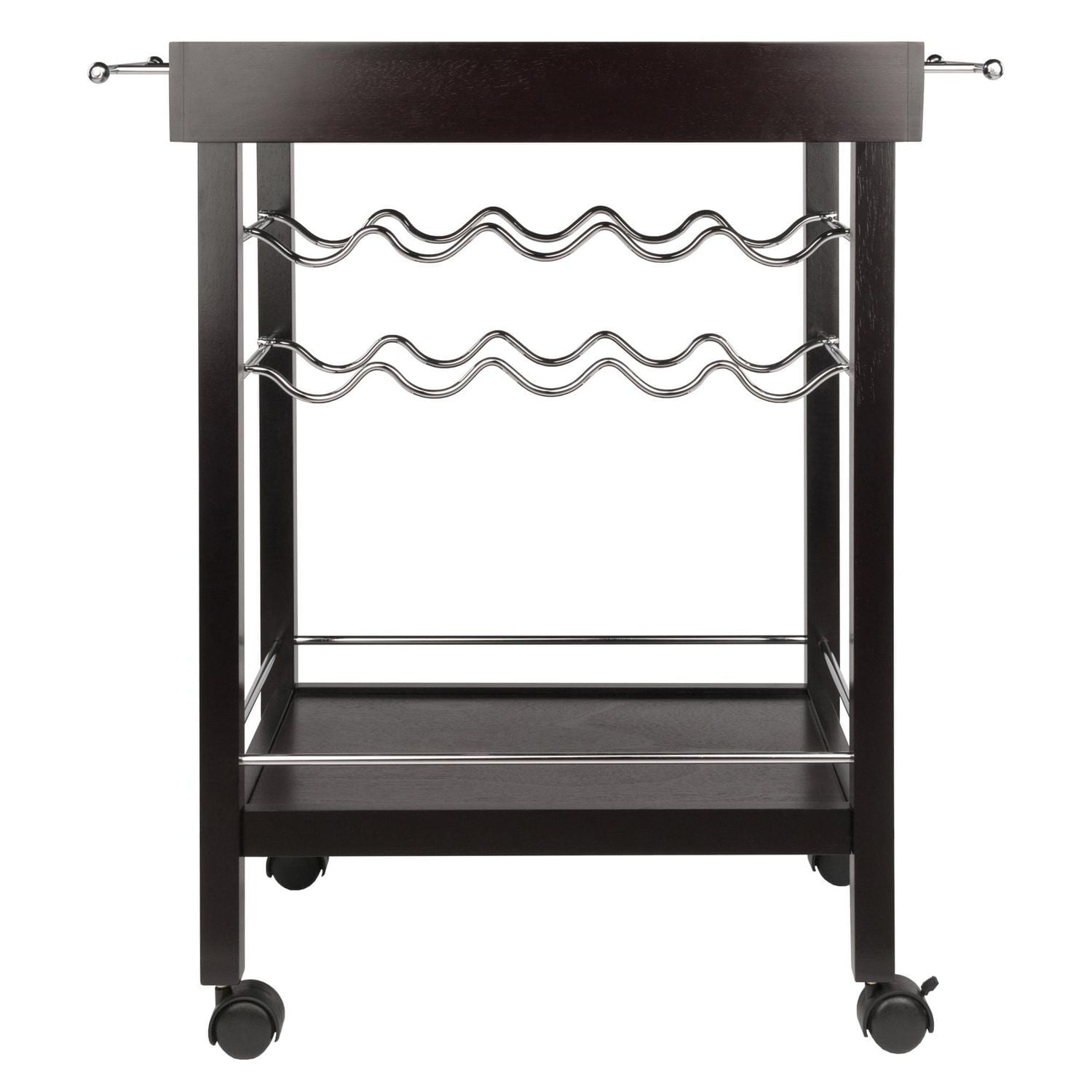 Winsome Johnnie Bar Cart in Espresso Finish - 92329