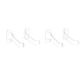thumbnail image 1 of tamizeot 1 Set Yoga Mat Holder Handy Installation Pad Stand Multifunction for Home Transparent 2Set, 1 of 6