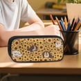 thumbnail image 6 of DISNIMO School Bag Set for Girls, Corgi Sunflower Print Large Capacity Backpack Lunch Box and Pencil Case Set for Primary Middle, 17 Inch Lightweight Bookbag for Travel Camping Picnic, 6 of 7