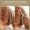 thumbnail image 4 of Lot de 3 Pinces à Cheveux Perle Beige pour Femmes avec Style Élégant, 4 of 8