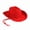 Red, variant on Plain Felt Cowboy & Cowgirl Hat for Men, Women, and Teens - Western Cowboy Hat for Casual St. Patricks Party