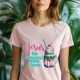 thumbnail image 5 of Jesus The Sweetest Name I Know T-Shirt for Women, Christian Graphic Tee, Light Pink, Size L, 5 of 6