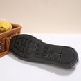 thumbnail image 4 of Crunowin Women's Round Toe Soft Sole Flat Shoes, Fashionable Casual Spring/Summer Versatile Style Solid Color Trendy Comfortable Footwear Black 9.5, 4 of 9