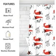 thumbnail image 2 of Chili Pepper Theme Shower Curtain for Bathroom Shower Curtain Set with 12 Hooks Waterproof Fabric Bath Curtain for Bathtub Restroom Decor, 72 X 72 in, 2 of 6