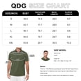 thumbnail image 4 of QDG Men's Short Sleeve Polo Shirts Casual Collared Comfortable Fit Ideal for Daily & Golf Wear, 4 of 8